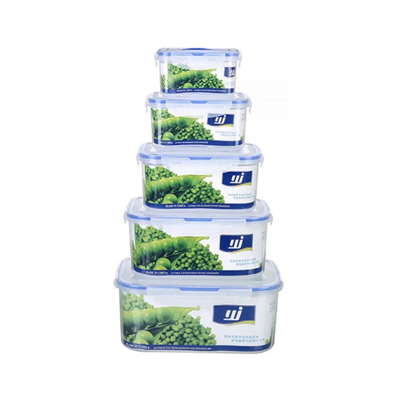 Set of 5 Air Tight Food Storage Containers – 10554