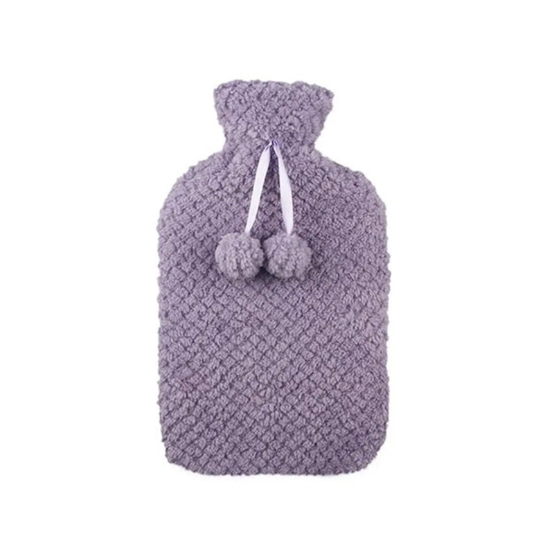 2L Super Soft Fluffy Hot Water Bottle and Cover L32 x W20Cm – 97435