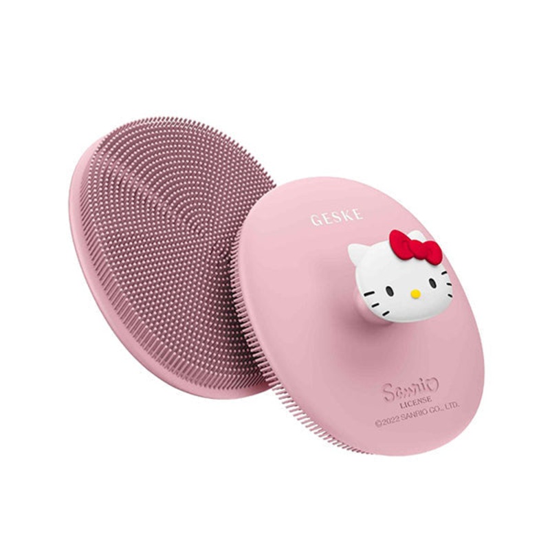 GESKE, Facial Brush 3 in 1 Hello Kitty SmartAppGuided with Handle