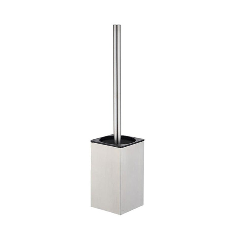 Stainless Steel Toilet Brush with Cylindrical Container Holder – 12017
