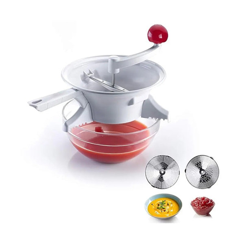 Vegetable Mill with Stainless Steel Blades + 3 Discs – 12322