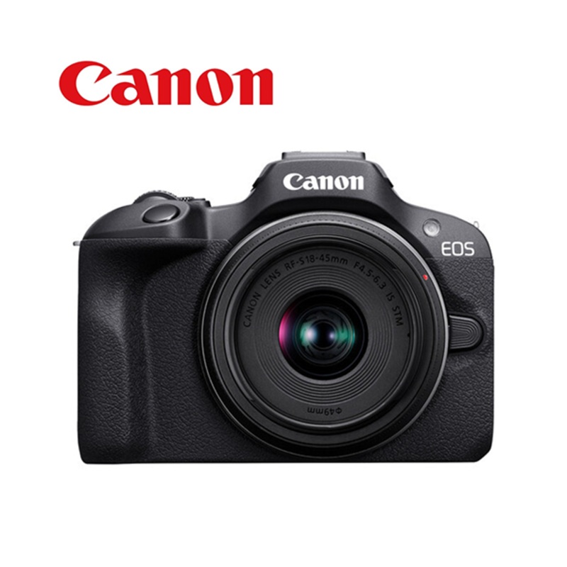 Canon EOS R100 Mirrorless Camera with 18-45mm Lens