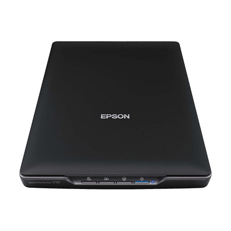 Epson, Perfection V19 Color Photo and Document Scanner with scan-to-cloud and 4800 dpi optical resolution