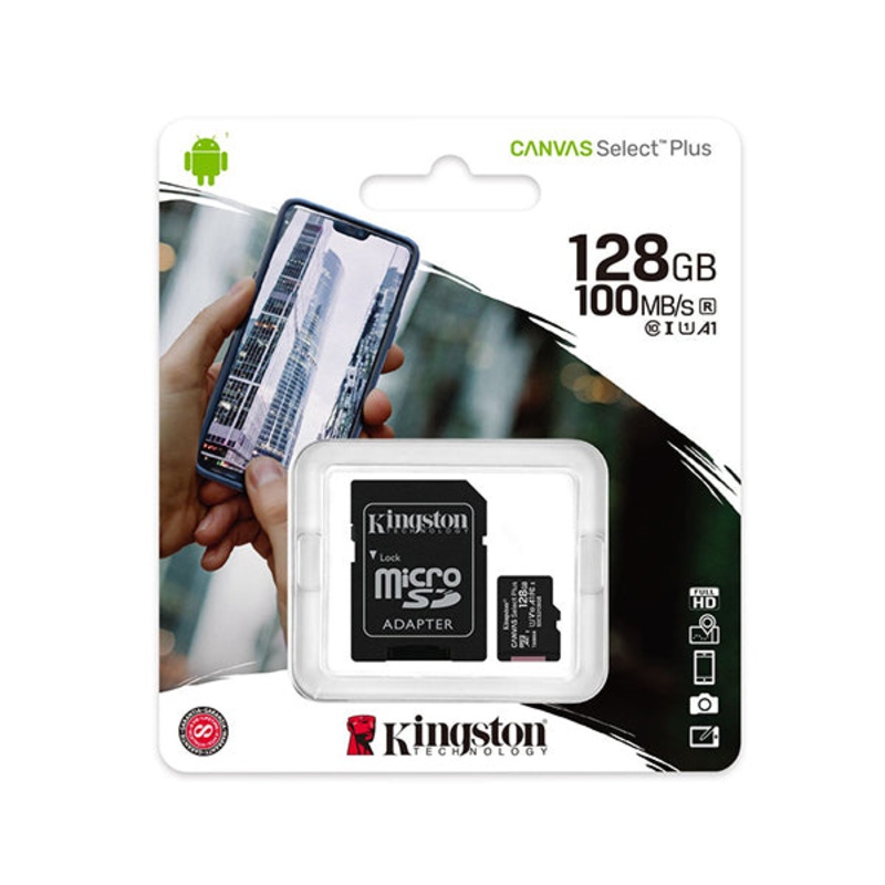 Kingston Micro SD 128GB Class 10 – SDCS2/128GB