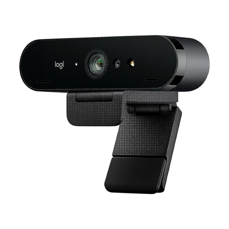 Logitech, Brio 4K Webcam, Ultra 4K HD Video Calling, Noise-Canceling mic, HD Auto Light Correction, Wide Field of View, Works with Microsoft Teams, Zoom, Google Voice, PC/Mac/Laptop/Macbook/Tablet – 960-001194