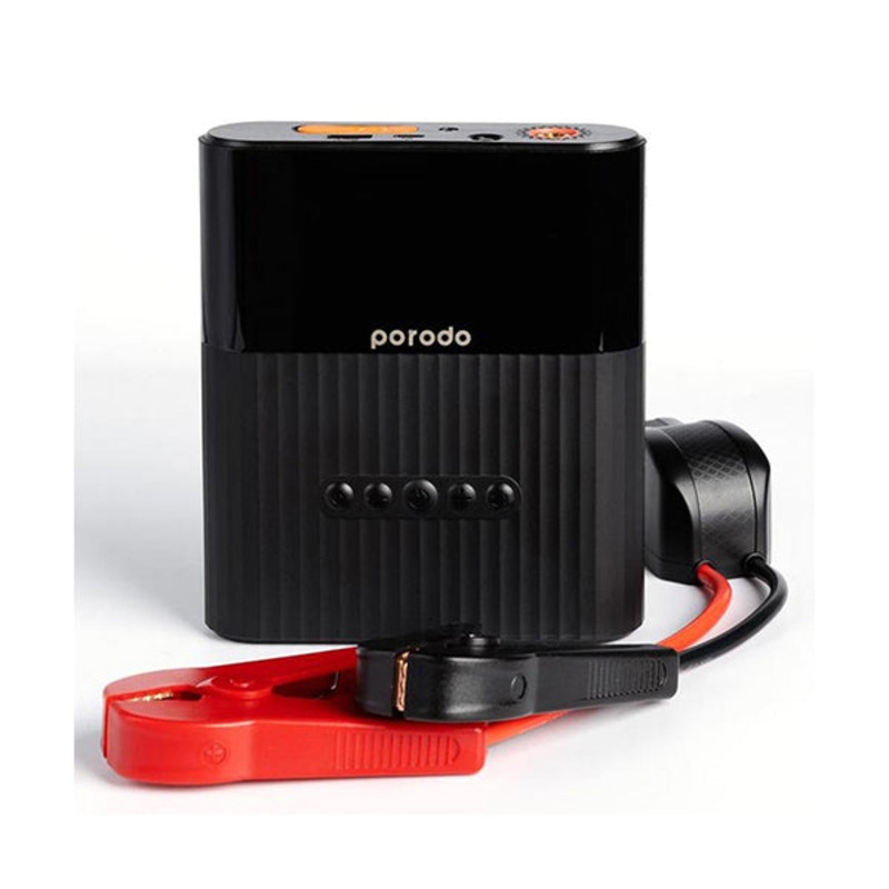 Porodo, Multi-Functional Jump Starter with Air Pump 8800mAh