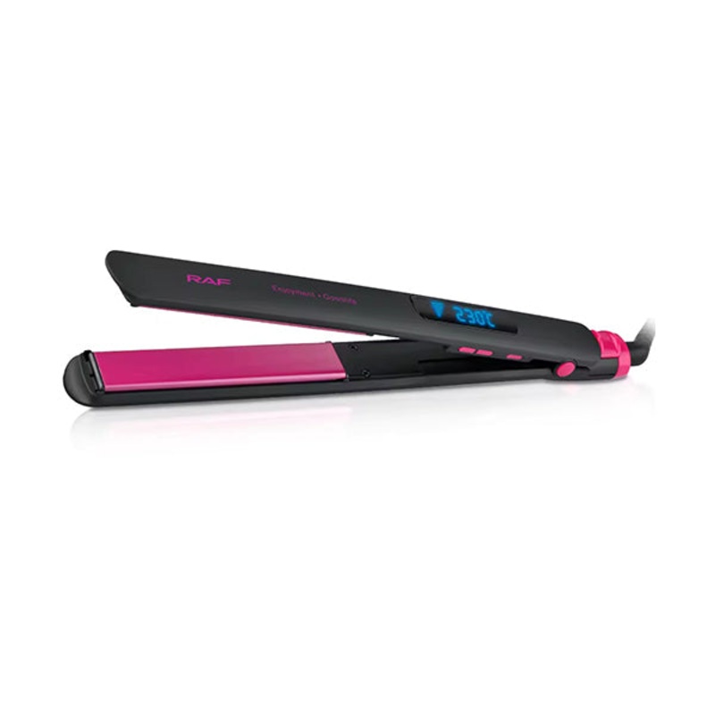 RAF Hair Straightener R-4003P|Black Pink|Brand New