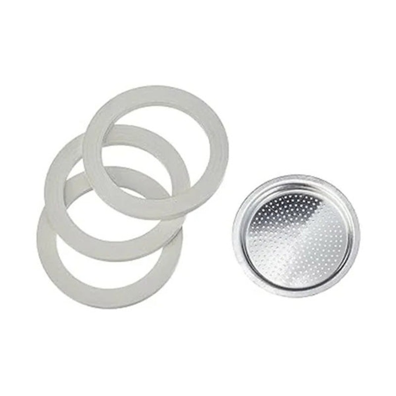 Bialetti, 3 Gaskets and 1 Plate – 0800033