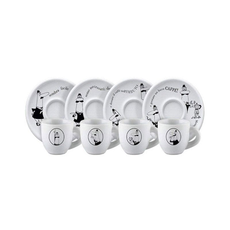 Bialetti, Set of 4 Moka Carousel Cups – Y0TZ033