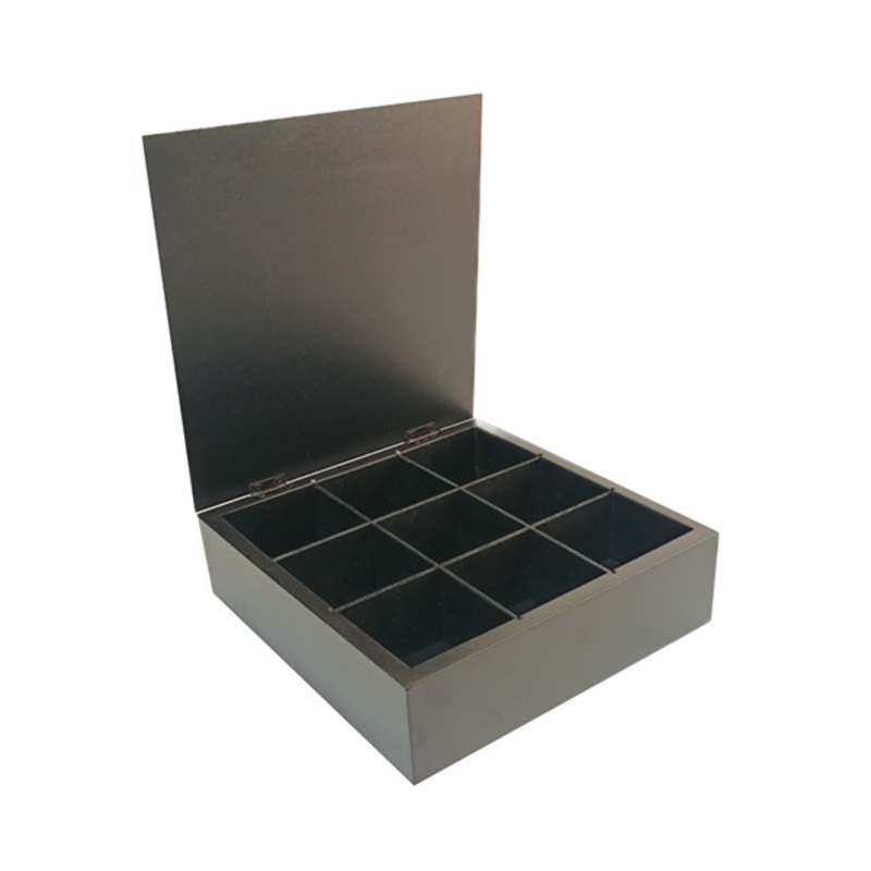 Flow Wooden Tea Box, Size: 23 x 23 x 8 Cm