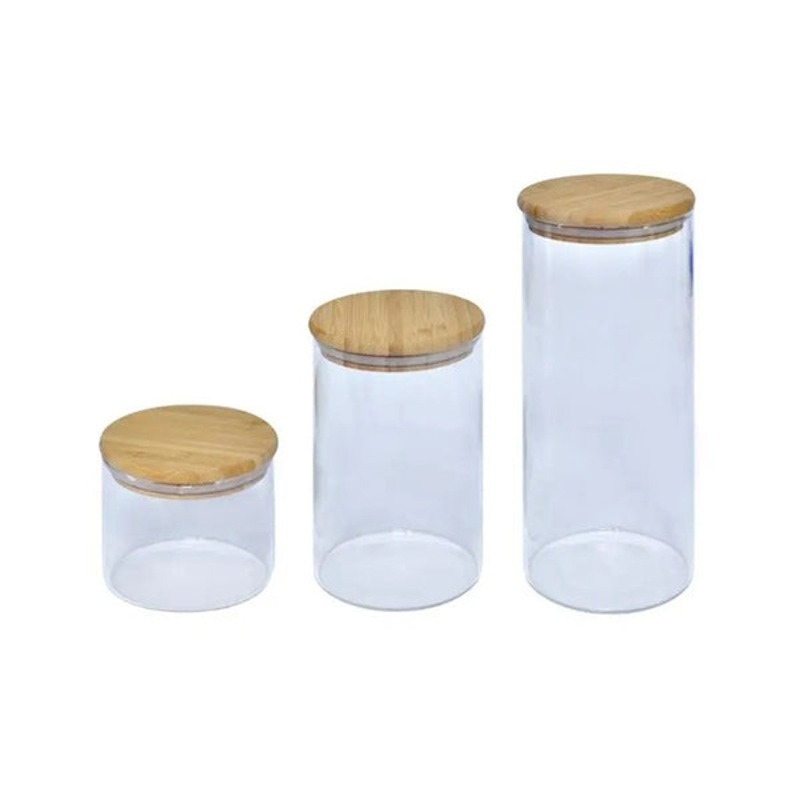 Testa 3Pcs Food Canister 1000Ml With Bamboo Lid – 2734040035
