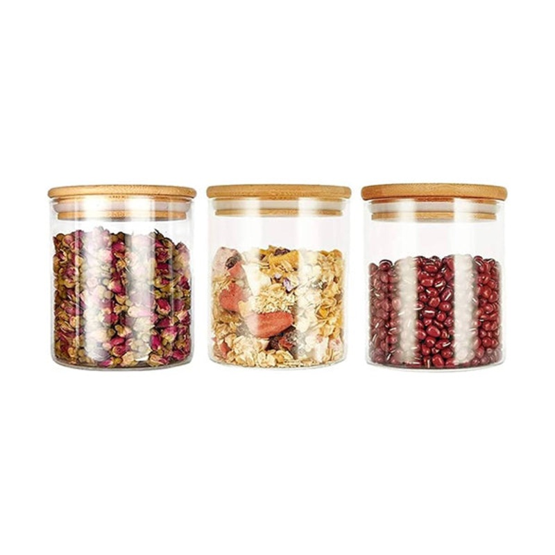 Testa 3Pcs Food Canister 450Ml with Bamboo Lid – 2734040037