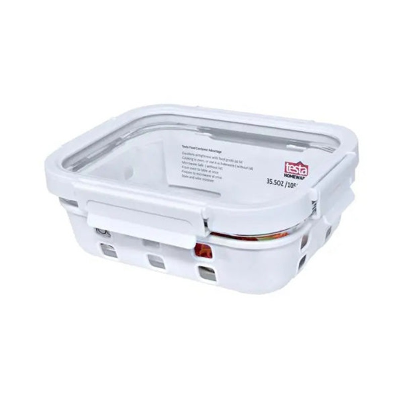 Testa Food Container 1050Ml Rectangle (H.E) – 2734040017