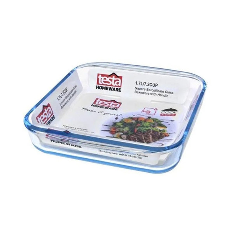 Testa Glass Bakeware 1.7L Square – 2734040026