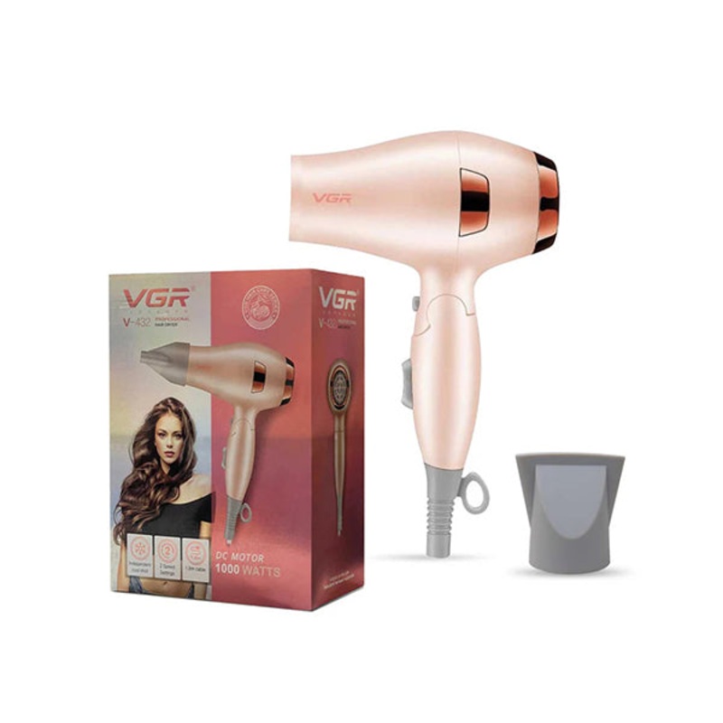 VGR Foldable Hair Dryer V-432|Pink|Brand New
