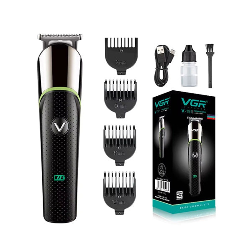 VGR Professional Rechargeable Cordless Beard Hair Trimmer Kit V-191