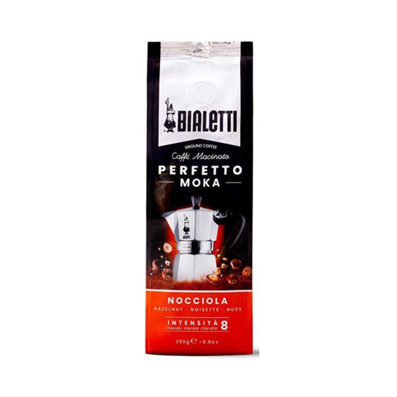 Bialetti, Ground Coffee Perfetto Moka, Hazelnut 250G – 096080358