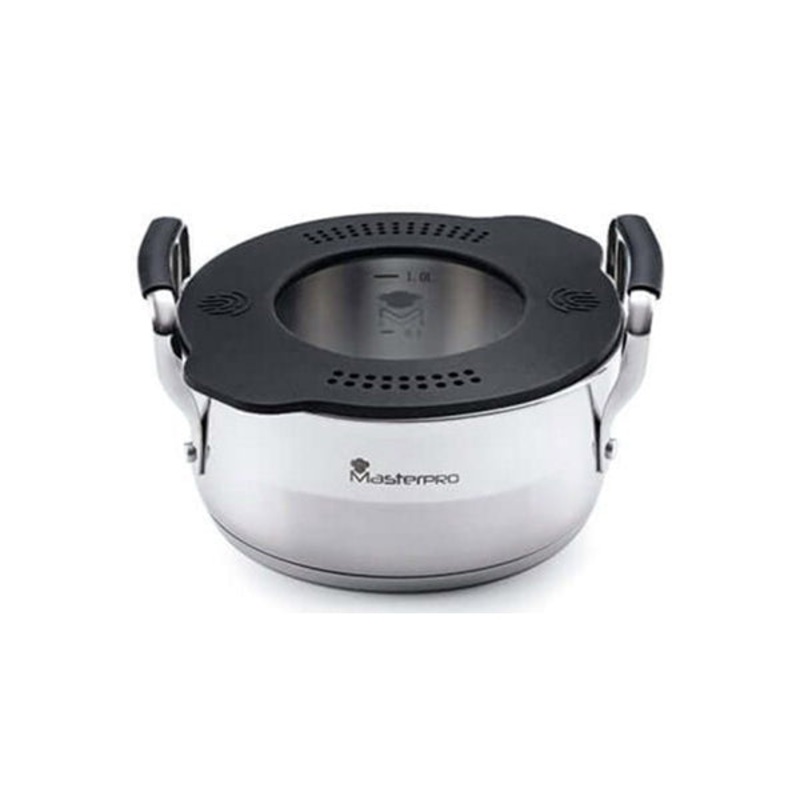 MasterPro, Casserole 24Cm Ss Ind W/Lid Smart – BGEU-3779