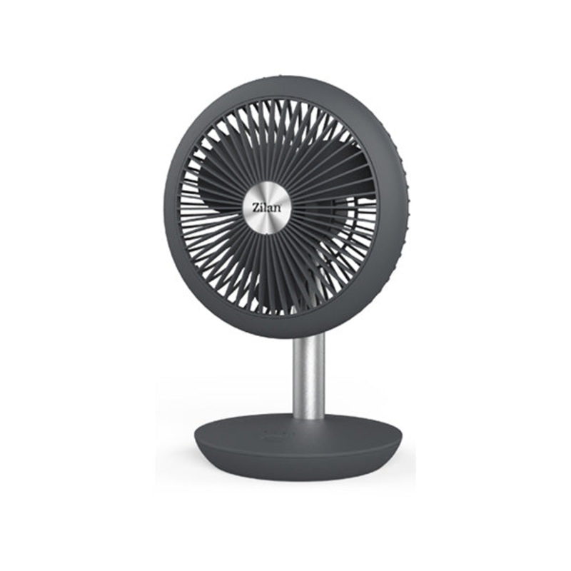 Zilan, Rechargeable USB Table Fan, 4 Speeds – ZLN4000