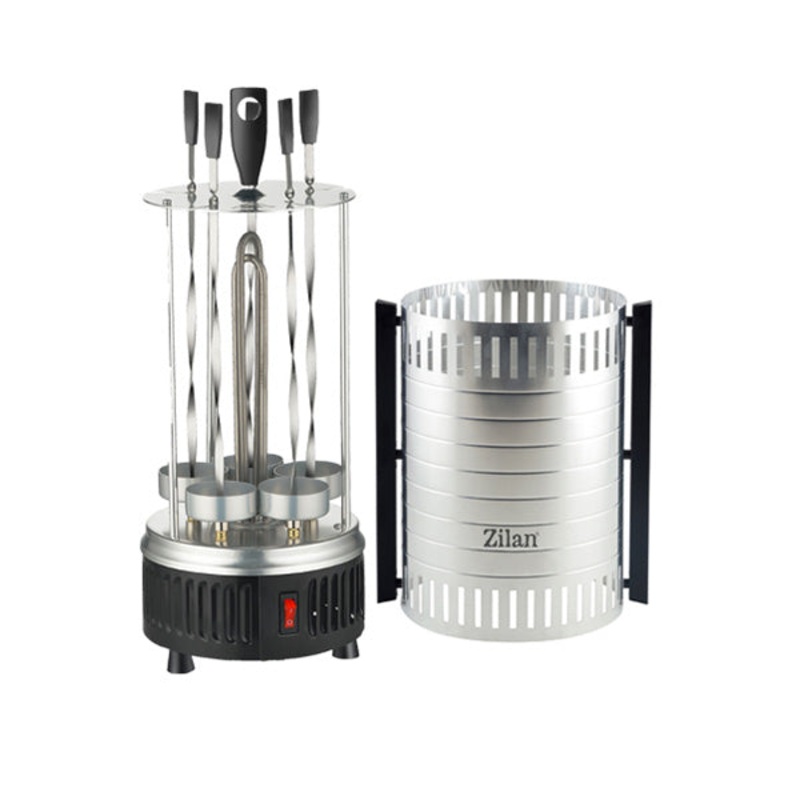 Zilan, Vertical Electric Barbecue, 5 Stainless Skewers Included, 900W – ZLN5565