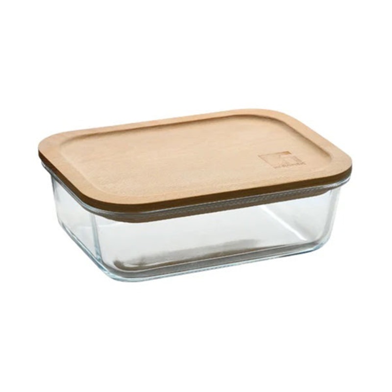 Bergner, Food Container 1L High Borosilicate Glass Naturally – BG-25253-MM