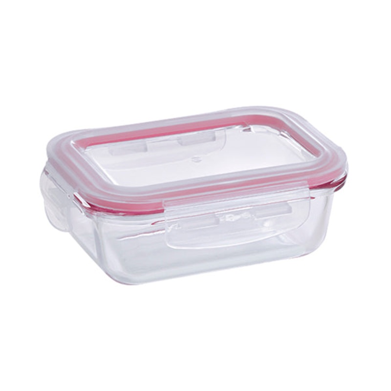 Bergner, Food Container 370Ml High Borosilicate Glass – BG-25023-RD