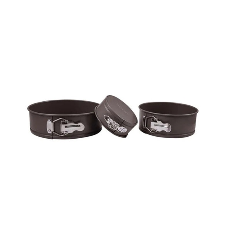 Bergner, Set 3Pcs Spring Form Small Medium and Large Carbon Steel – BG-37195-CO