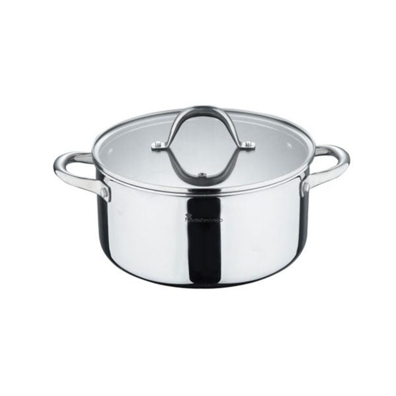 MasterPro, Casserole 24X12Cm S/S Ind W/Lid Hi-Tech 3 – BGMP-1625