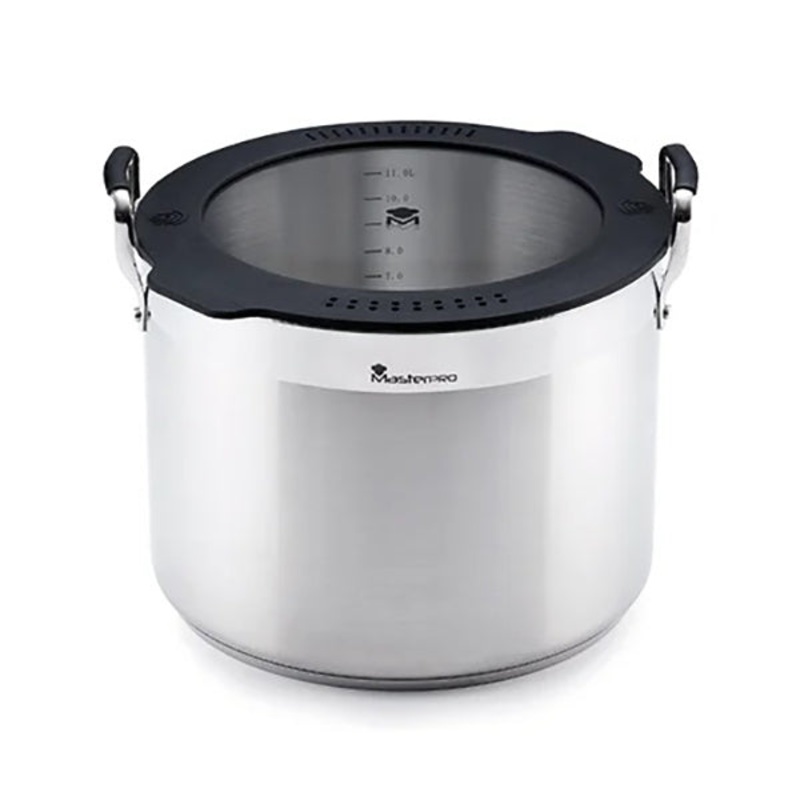 MasterPro, Casserole 28Cm Ss Ind W/Lid Smart – BGEU-3780