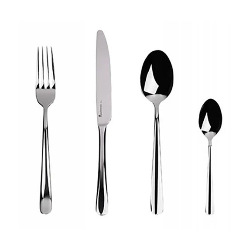 MasterPro, Set 4 Pcs Place Setting Ss Shiny Foodies – BGEU-3952