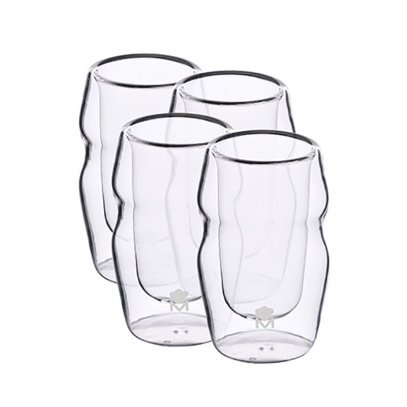 MasterPro Set 4Pcs Shot Glass 50Ml Borosilicate Barware Mixology – BGMP-20201