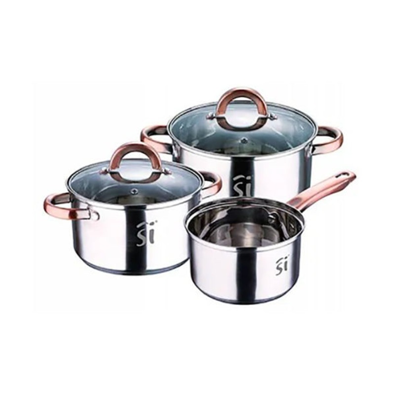 San Ignacio, 5 Pcs Stainless Steel Cookware Set – Sg-8160