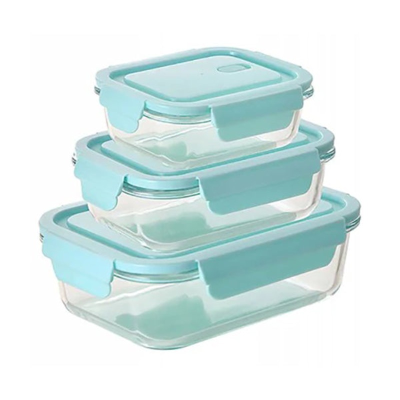 San Ignacio, Set Of 3 Rectangular Food Container – Sg-4631