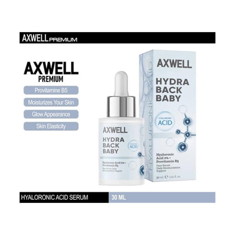Axwell, Hyaluronic Acid and Moisturizing Care Serum – JT503