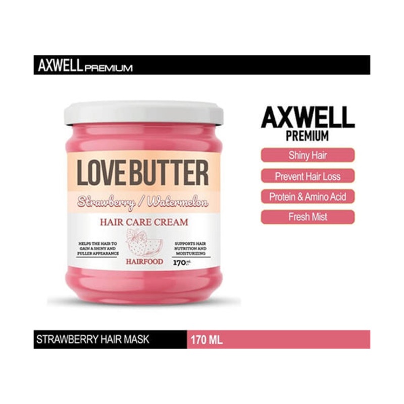 Axwell, Love Butter Strawberry and Watermelon Hair Food – JT518
