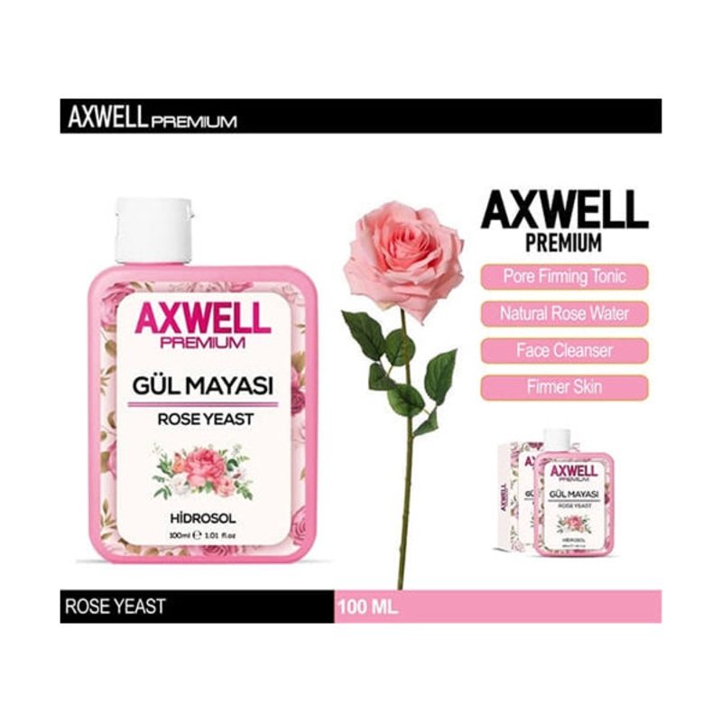 Axwell, Rose Yeast Water Illuminator and Pore Firming Tonic – JT537