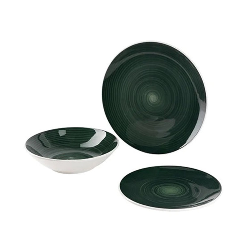 Bergner, 12Pc Dinner Set Stoneware – Bg-10243-Gr