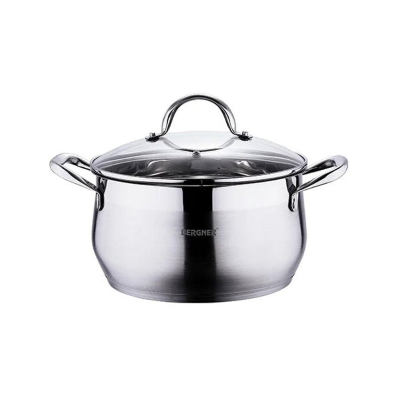 Bergner, Casserole 24X10Cm 4.5L Ss Ind W/L Gourmet – BG-6530