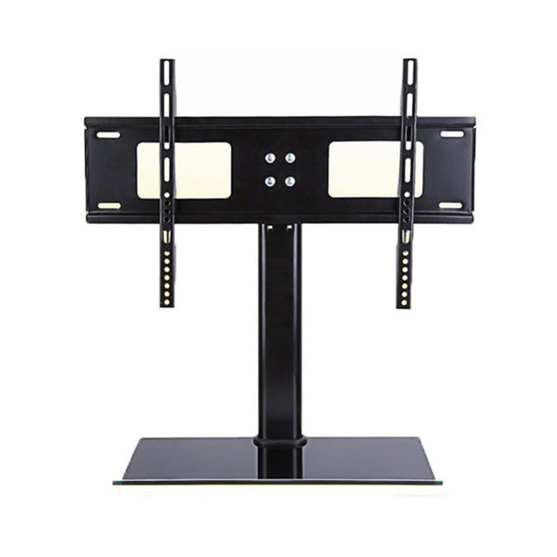 Conqueror Table Stand with Articulation for LED / LCD / Plasma TV 37”-55” with 1 shelf for DVD player / AV component/cable box / TV Accessories – H146
