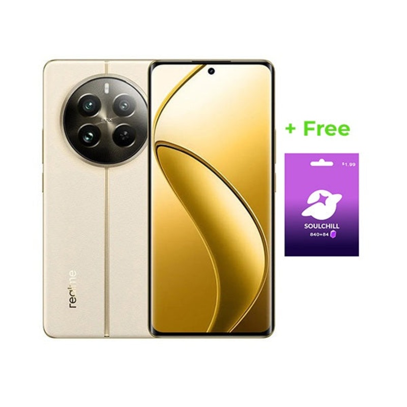 Realme R12 Pro+ 5G 24GB/512GB (12GB Extended RAM) + Free Soulchill 840 + 84 Free Crystals Voucher + 120 Days Screen Replacement Warranty
