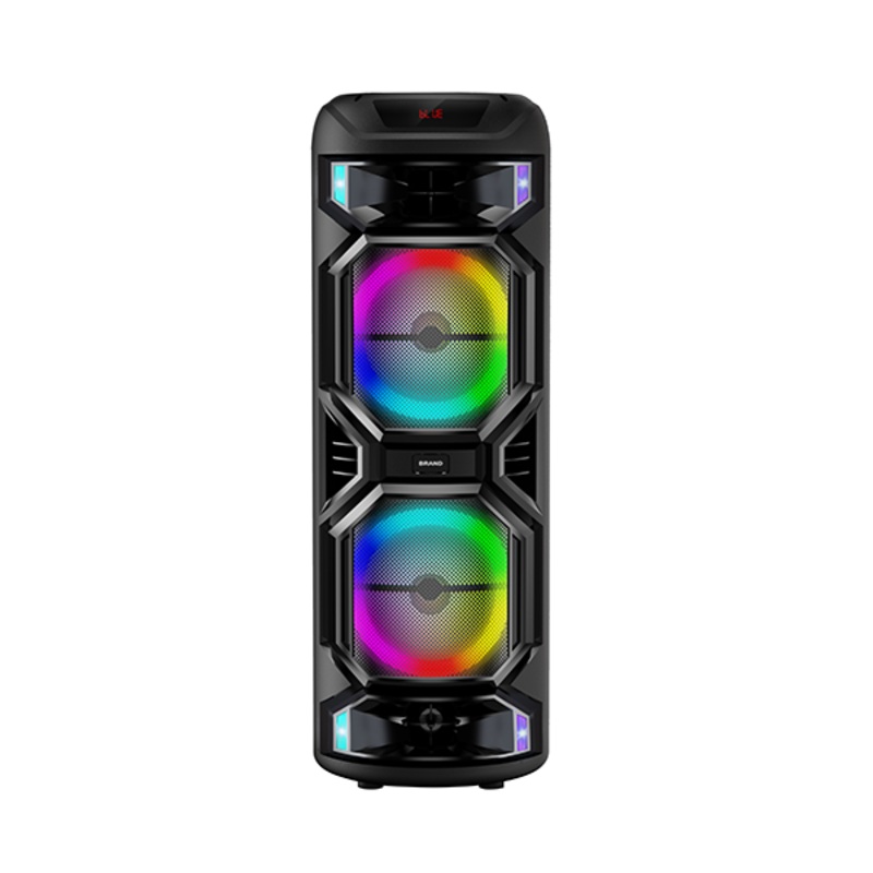 Super Bass Portable Bluetooth Woofer Speaker 12.5 Inch X2 with Wireless Mic  PBT218