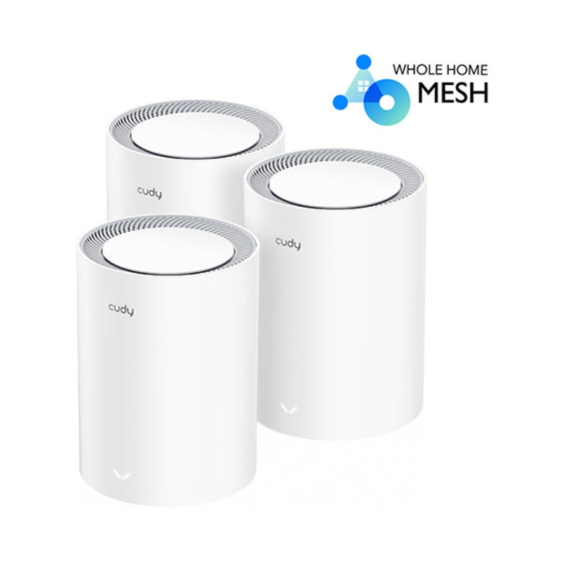Cudy, AX1800 Whole Home Mesh WiFi System, 3-pack – M1800
