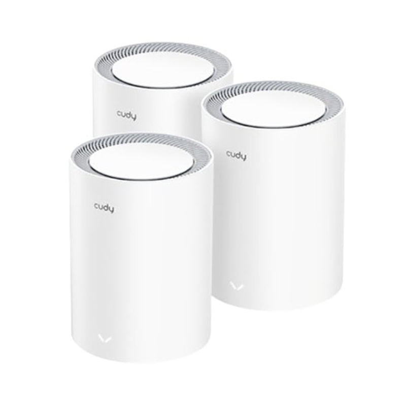 Cudy, AX3000 2.5G Dual Band Wi-Fi 6 Mesh System, 3-Pack – M3000W