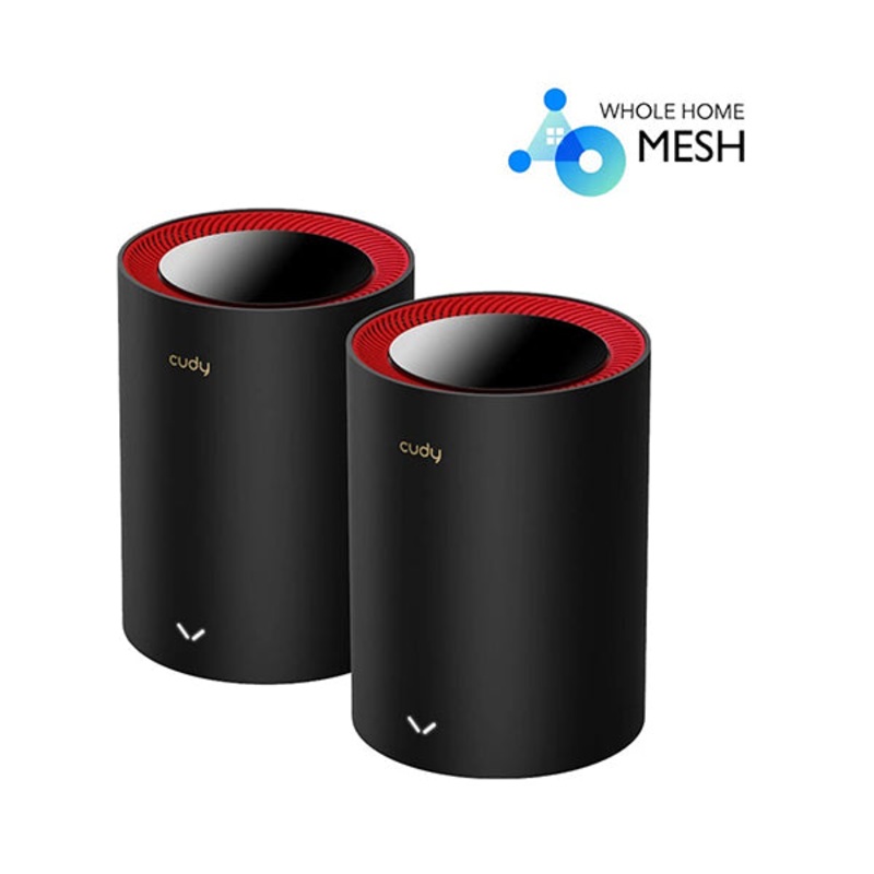 Cudy, AX3000 Mbps Gigabit Dual-Band Mesh Wi-Fi 6 System (2-Pack) – M3000B