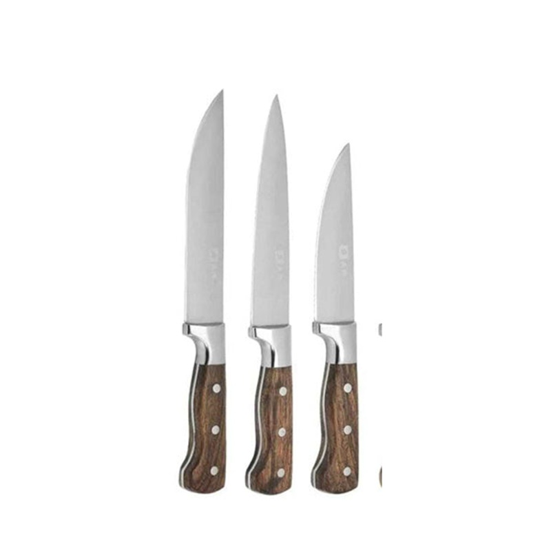 Japanese Forged Stainless Steel Butcher Knife Set of 3 Pcs