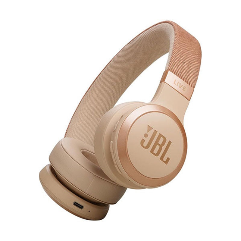 JBL, Live 670NC, Wireless On-Ear Headphones with Adaptive Noise Cancelling with Smart Ambient, Up to 65H Battery Life with Speed Charge, Lightweight, Comfortable and Foldable Design