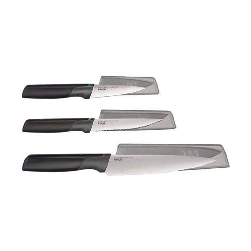 Joseph Joseph, 10528, Elevate 3-Piece Multicolour Kitchen Knife Set