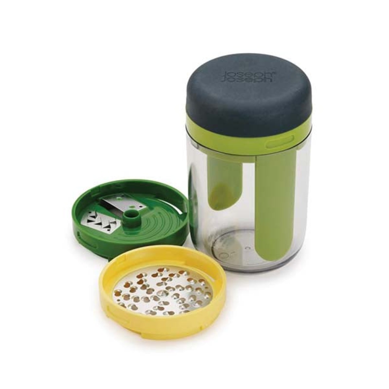 Joseph Joseph, 20105, Spiro Spiralizer Vegetable Spiral Slicer Handheld 3 Blade Veggie Pasta Noodle Spaghetti Grater, One size