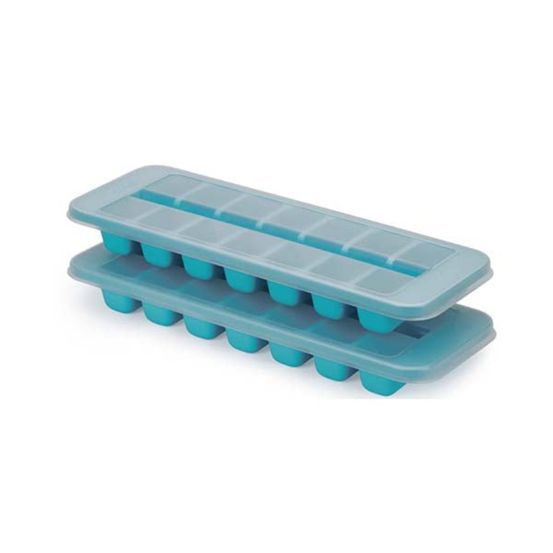 Joseph Joseph, 20197, Flow Pack of 2 Easy-Fill Ice-Cube Trays
