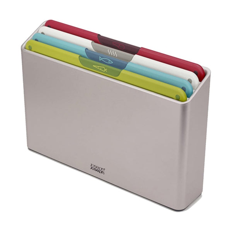 Joseph Joseph, 60219, Folin Icon 4-Piece Multicolour Chopping Board Set Large